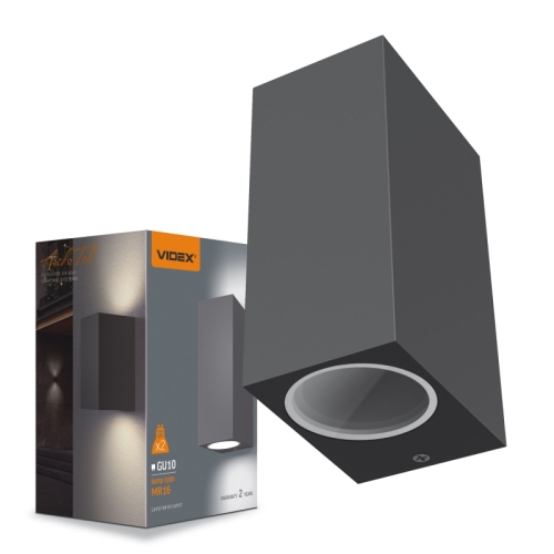 Zidna svjetiljka VIDEX-2XGU10-ARON-Sivo Zidna svjetiljka VIDEX-2XGU10-ARON-Sivo