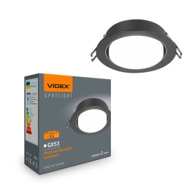 Kučište VIDEX za GX53 žarulju VL-SPF27R-B 