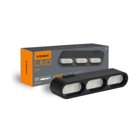 Svjetlo LED za magnetski sustav tankih tračnih svjetala VIDEX VL-TRMS-LD13B Crno 
