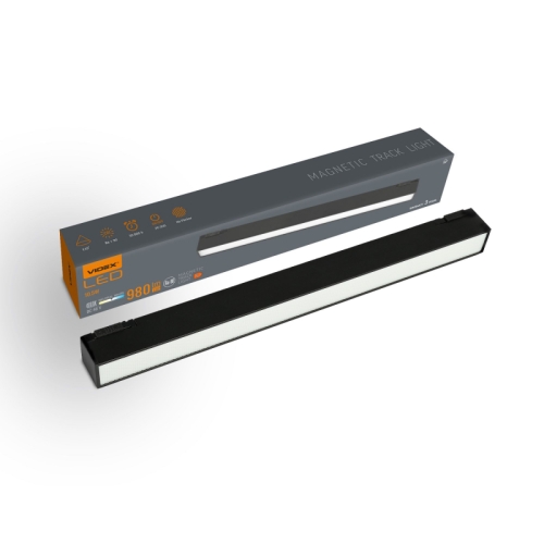 Svjetlo LED za magnetski sustav tankih tračnih svjetala VIDEX VL-TRMS-LD430B Crno Svjetlo LED za magnetski sustav tankih tračnih svjetala VIDEX VL-TRMS-LD430B Crno