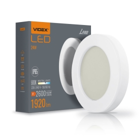 Zidna svjetiljka VIDEX-BULKHEAD-LED-LENA-24W-NW 