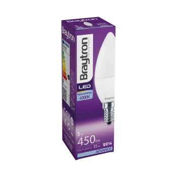 Žarulja LED 5W 4000K 450lm E14 IP20 svijeća BRAYTRON BA09-00511