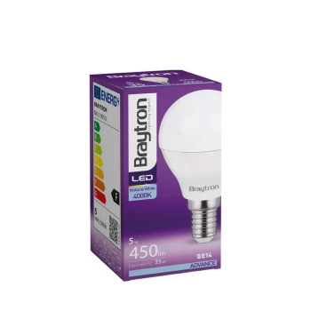 Žarulja LED 5W 4000K 450lm E14 P45 IP20 kuglica BRAYTRON BA11-00511