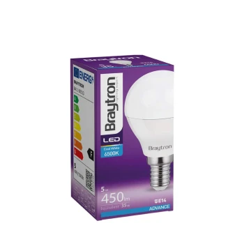 Žarulja LED 5W 6500K 450lm E14 P45 IP20 BRAYTRON BA11-00513
