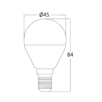 Žarulja LED 5W 6500K 450lm E14 P45 IP20 BRAYTRON BA11-00513
