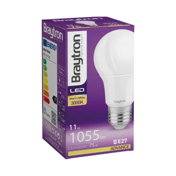 Žarulja LED 11W 3000K 1055lm E27 A60 IP20 BRAYTRON BA13-01120