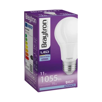 Žarulja LED 11W 4000K 1055lm E27 A60 IP20 BRAYTRON BA13-01121