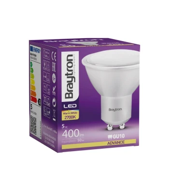 Žarulja LED 5W 2700K 430lm GU10 110D IP20 BRAYTRON BA24-00550