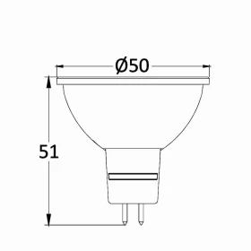 Žarulja LED 5W 2700K 430lm GU5.3 110D IP20 BRAYTRON BA24-00560