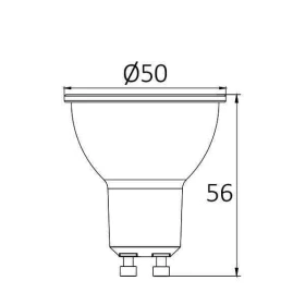Žarulja LED 6,5W 6500K 630lm GU10 38D BRAYTRON BA26-00653