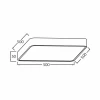 Stropna svjetiljka 45W 3/1 4650lm IP20 s daljinskim upravljačem kvadratna crna BRAYTRON BH16-05291