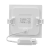Panel LED 6W 3000K 470lm IP40 ugradbeni kvadratni bijeli BRAYTRON BP02-60600