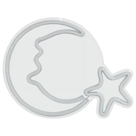Neonski znak LED MJESEC 38x28,5 cm NEO014