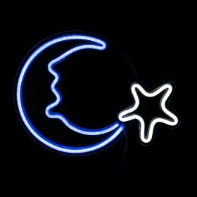 Neonski znak LED MJESEC 38x28,5 cm NEO014