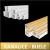 Kanalice - bijele