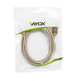 Kabel USB - Lightning 2m zlatni Vayox VA0185