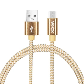 Kabel USB-micro USB 2m zlatni VA0192