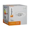 Stropna svjetiljka 5W 4000K 400lm fi90 IP20 ugradbena okrugla SPOT bijela BRAYTRON BD02-00510