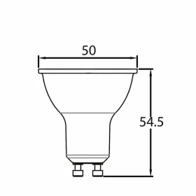 Žarulja LED 5W RGBW 430lm GU10 110D IP20 smart dimabilna BRAYTRON BA24-00559