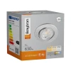 Stropna svjetiljka 7W 3CCT 630lm fi85 IP20 ugradbena okrugla SPOT srebrna BRAYTRON BD02-00783