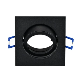 Kućište za GU10 žarulju max 35W 82x25x82mm IP20 kvadratno crno BRAYTRON BH03-02021