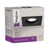 Kućište za GU10 žarulju max 35W 89x31x89mm IP20 kvadratno crno BRAYTRON BH03-04041