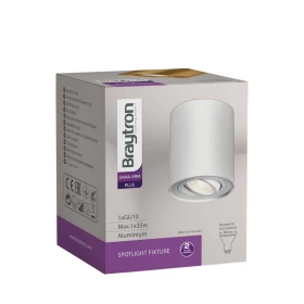 Kućište za GU10 žarulju max 35W fi80 IP20 okruglo zlatno BRAYTRON BH04-00306