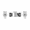 Konektor PG7 crni IP67 BRAYTRON BT42-09000