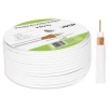 Kabel koaksijalni 1.02 Cu+32x0.12mm 15m bijeli CC1-15