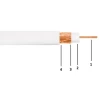 Kabel koaksijalni 1.02 Cu+32x0.12mm 15m bijeli CC1-15
