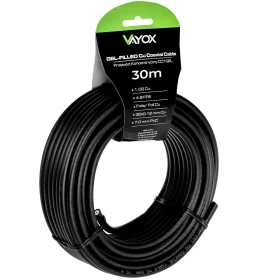 Kabel koaksijalni 1.02 Cu+32x0.12mm 30m crni CC1-30GEL