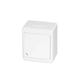 Prekidač OG izmjenični IP44 bijeli D.3110WS