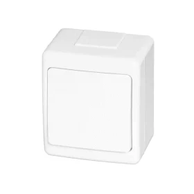 Prekidač OG jednopolni IP44 bijeli D.3110W D.3110W