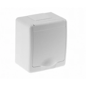 Utičnica schuko OG 2P+Z IP44 bijela D.3111SBG/1