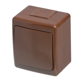 Prekidač OG jednopolni IP44 smeđi D.3210W