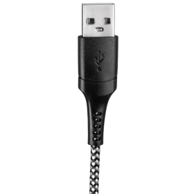Kabel USB-micro USB 1m crno bijeli VA0150