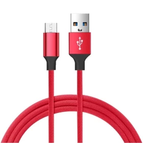 Kabel USB-micro USB 1,5m Quick charge crveni VA0004