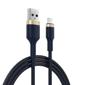 Kabel USB-micro USB 1m premium crni VA0058