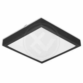 Stropna svjetiljka 18W 4000K 1260lm 320x320mm IP44 kvadratna crna 4344