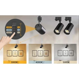 Tračna svjetiljka 20W 3CCT 1600lm IP20 crna 7936