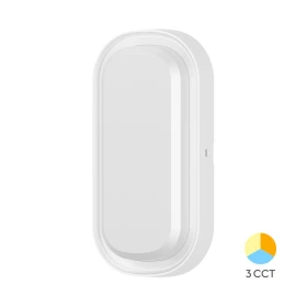Stropna/Zidna svjetiljka 18W 3CCT 2020lm IP65 ovalna bijeli okvir BRAYTRON BC18-00380
