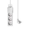 Prenosiva utičnica 3x schuko s kabelom 1,5mm2 / 3m bijela BRAYTRON BY72-00033