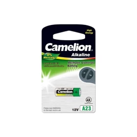 Baterija alkalna 12V A23, bez žive, 28,5x10,3 mm, Camelion