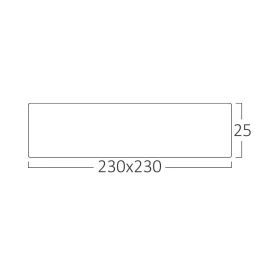 Stropna svjetiljka 20W 3CCT 1980lm 230x230mm IP20 kvadratna bijela 3 GODINE GARANCIJE BRAYTRON BP07-10280