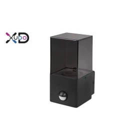 Kućište za E27 žarulju max 40W 80x120x167mm IP44 pravokutno crno sa PIR senzorom KINKIET XD-HW913B