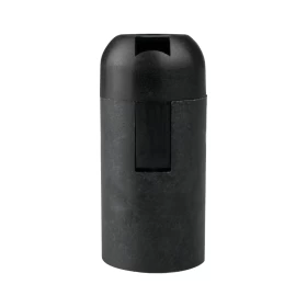 Grlo za žarulju E14 termoplastika crno DPM BME1403B
