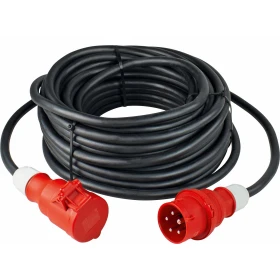 Produžni kabel CEE 1,6 m crni 61097