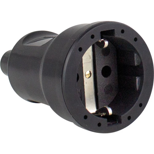 Utičnica PVC crna 62225