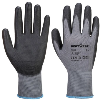 Rukavica PU Palm Siva/Crna XS PORTWEST A120G8RXS