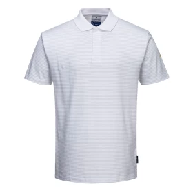 Polo majica Anti-Static ESD White S PORTWEST AS21WHRS